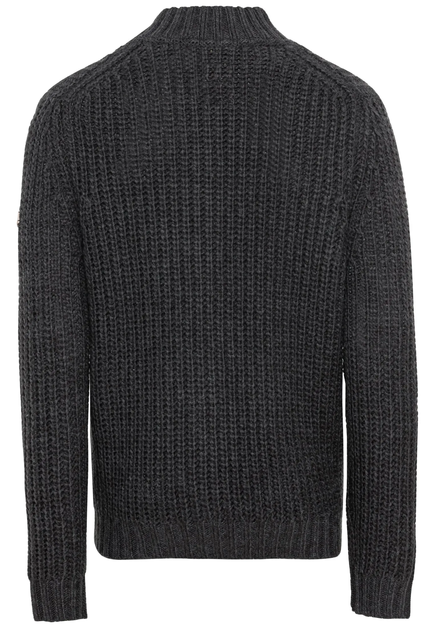Strickjacke mit Stehkragen