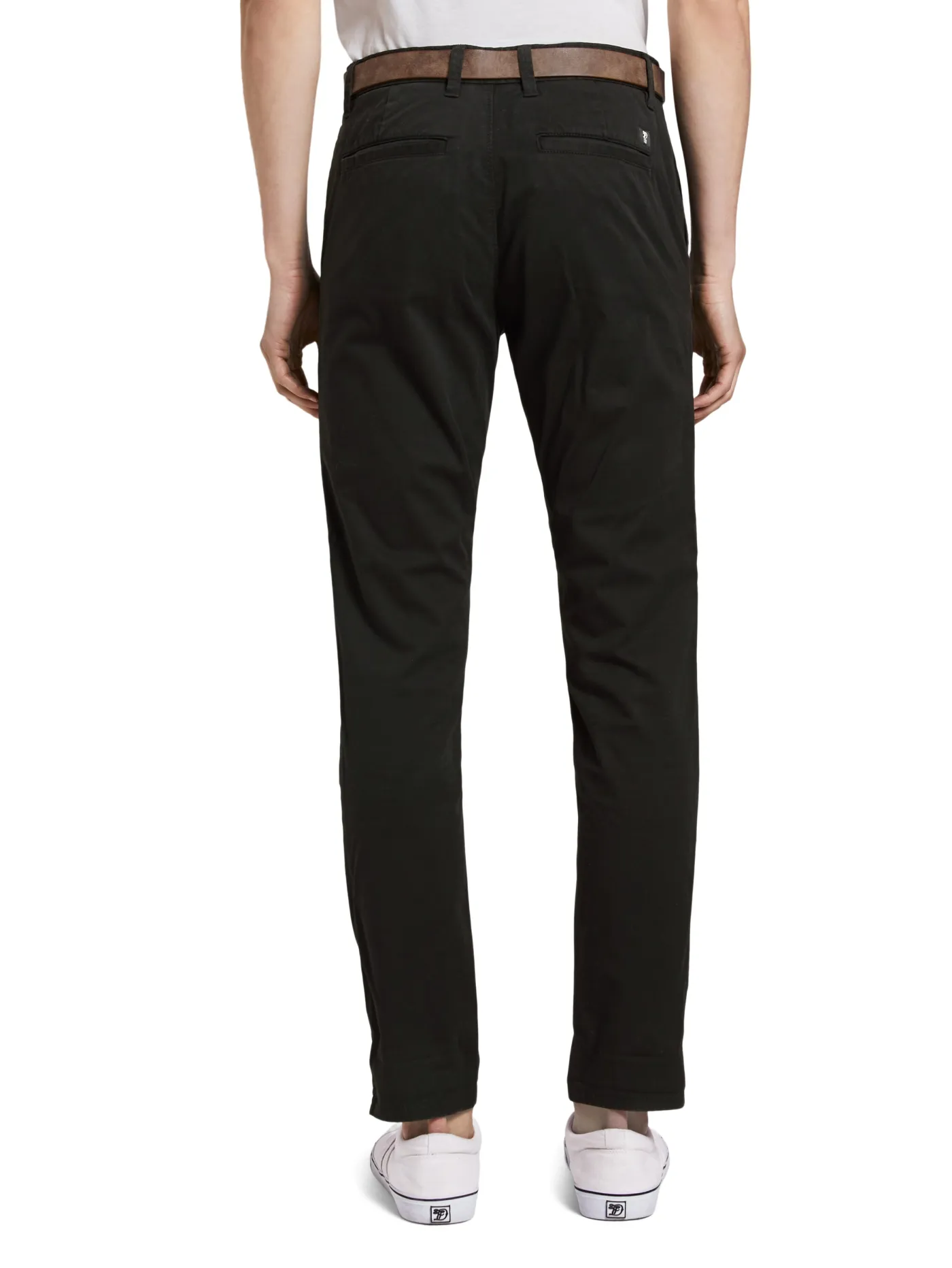 Slim Fit Chino Hose mit Gürtel