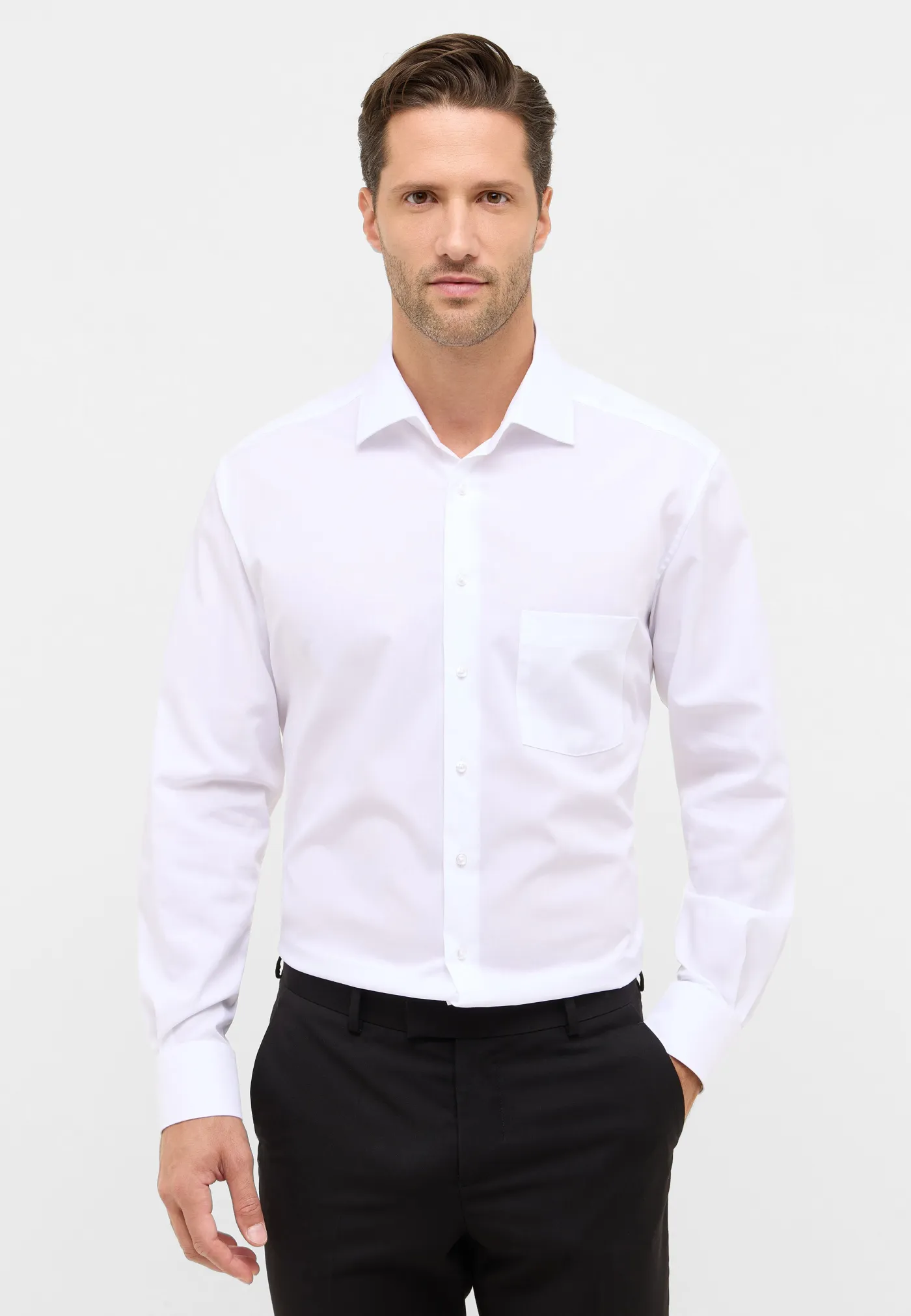 Original Shirt Popeline Langarm